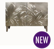 Load image into Gallery viewer, Silver Floral Cabinet
