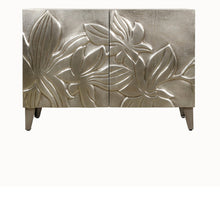 Load image into Gallery viewer, Silver Floral Cabinet
