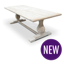 Load image into Gallery viewer, Libra Elm Dining Table White Washed
