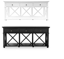 Load image into Gallery viewer, Virginia 3 Drawer Console – Black or White
