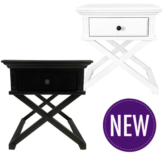 Virginia Side Table – Black or White