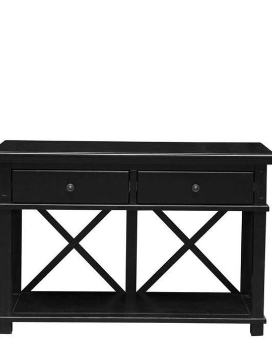 Virginia 2 Drawer Console – Black or White