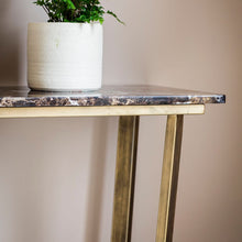 Load image into Gallery viewer, Nero Marble Console
