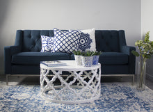 Load image into Gallery viewer, Monterery Sofa – Navy/Ivory/Denim
