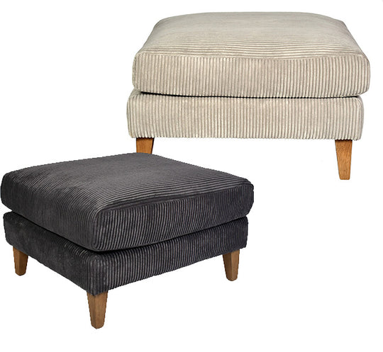 Bennett Cord Ottoman – 2 Colour Options