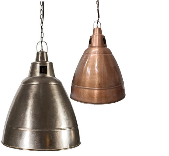 Clarke Iron Lamp Pendant – 2 Finish Options