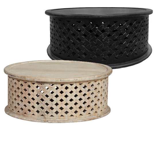 Drum Coffee Table – 2 Colour Options