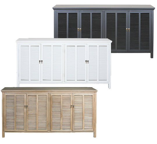 Hampton 4 Door Sideboard – 3 Colour Options