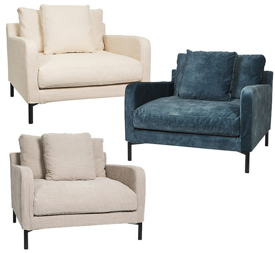 Janette Armchair – 3 Colour Options