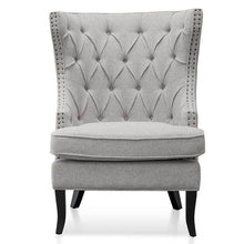 Load image into Gallery viewer, Menzie Wingback Armchair
