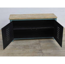 Load image into Gallery viewer, William Metal Locker with Timber Top
