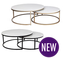 Load image into Gallery viewer, Macey 2pc Coffee Table – 2 Colour Options
