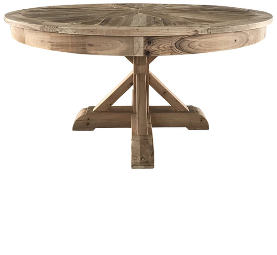 Rustic Round Dining Table