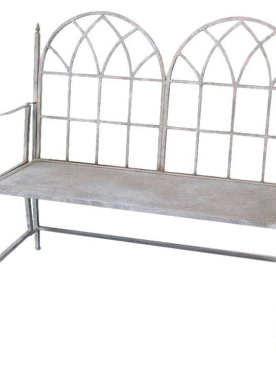 Grey Garden Bench