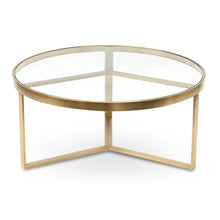 Load image into Gallery viewer, Gregory Brushed Gold Coffee Table
