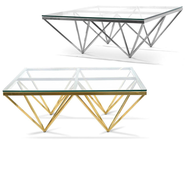 Louvre Coffee Table – Silver or Gold