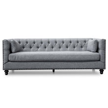 Load image into Gallery viewer, Bardot Grey Sofa – 3 Seater
