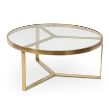 Load image into Gallery viewer, Gregory Brushed Gold Coffee Table
