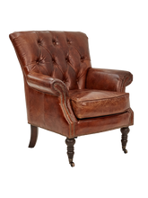 Load image into Gallery viewer, Diamond Button Cigar Chair
