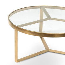 Load image into Gallery viewer, Gregory Brushed Gold Coffee Table
