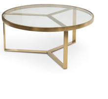 Load image into Gallery viewer, Gregory Brushed Gold Coffee Table
