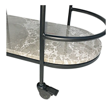 Load image into Gallery viewer, Emerson Marble Drinks Trolley
