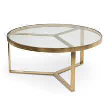 Load image into Gallery viewer, Gregory Brushed Gold Coffee Table
