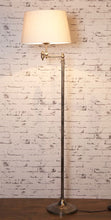 Load image into Gallery viewer, Mackay Floor Lamp  - Silver OR Brass – BUY2+ SAVE
